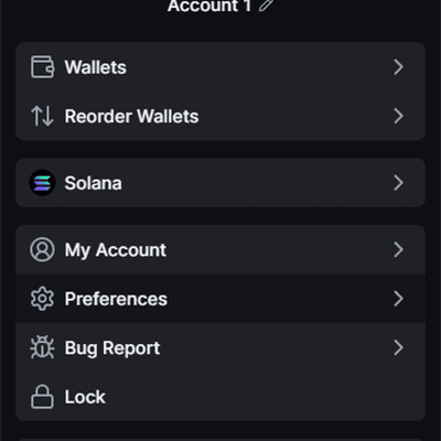 Enable developer mode — In Settings, open Preferences.